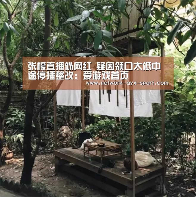 张檬直播似网红 疑因领口太低中途停播整改:爱游戏首页(图1) 爱游戏官网